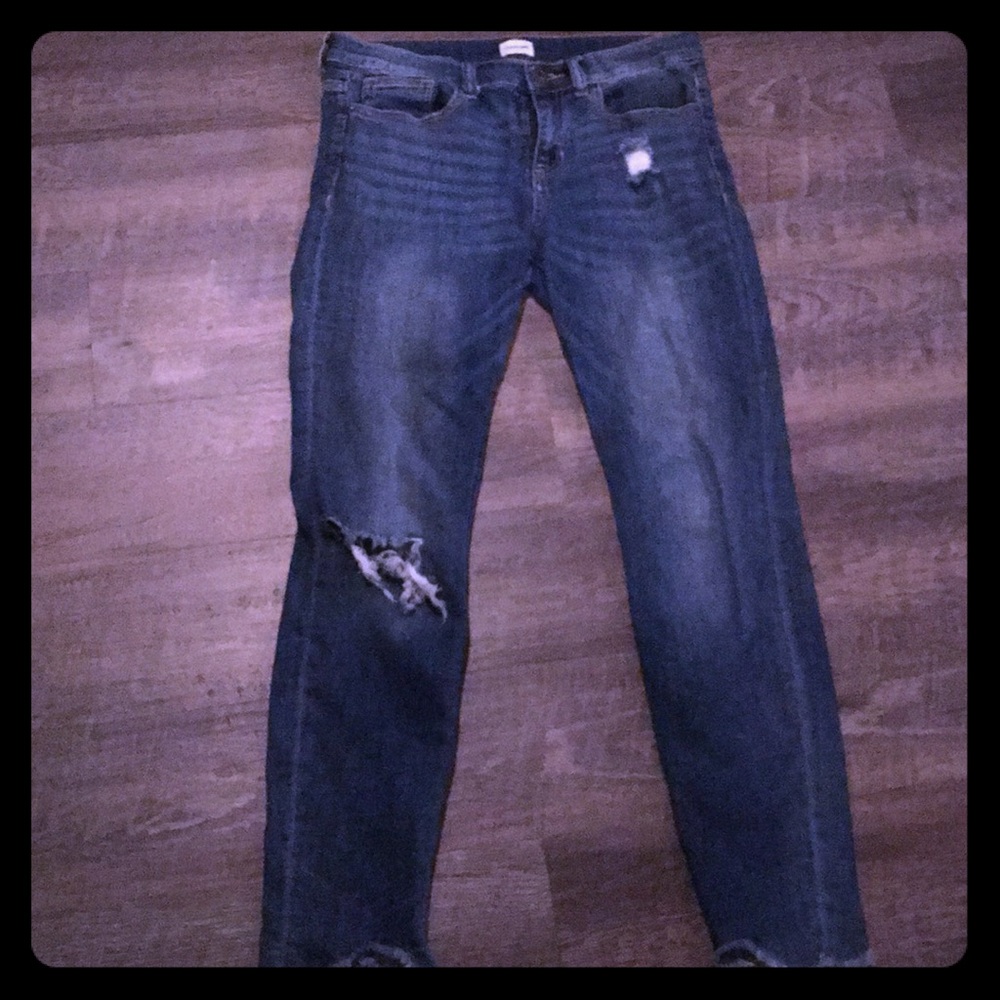 Blue jean cut offs